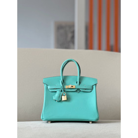 Hermes Birkin 25 Swift Mint Green Atoll(3P) Gold Hardware