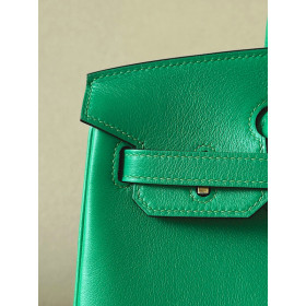 Hermes Birkin 25 Swift Menthe (6W) Gold Hardware Green