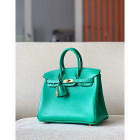 Hermes Birkin 25 Swift Vert Dfau(6U) Gold Hardware Green