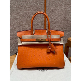 Hermes Kelly Cut 31 Swift Nior (89) Palladium Hardware Orange