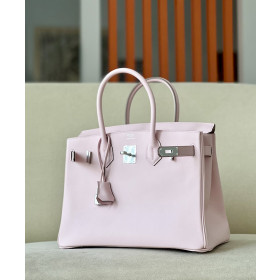 Hermes Birkin 30 Swift Mauve Pale 09 Palladium Hardware Pink