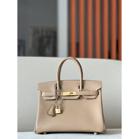 Hermes Birkin 30 Togo Chai(0M) Gold Hardware Dark Beige