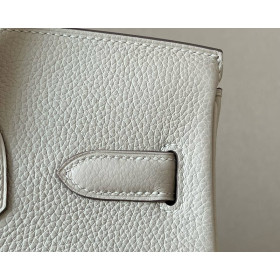 Hermes Birkin 30 Togo Craie(10) Palladium Hardware White