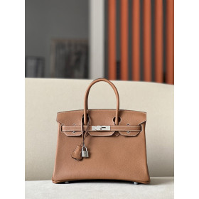 Hermes Birkin 30 Togo Gold(37) Palladium Hardware Brown