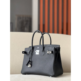 Hermes Birkin 30 Togo Nior(89) Palladium Hardware Black