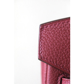 Hermes Birkin 30 Togo Rouge Grenade (K1) Gold Hardware Burgundy Red