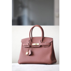 Hermes Birkin 30 Togo Sienne(4E) Gold Hardware Brown