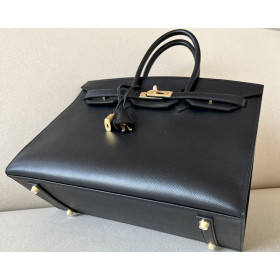 Hermes Birkin 35 Epsom Nior(89) Gold Hardware Black