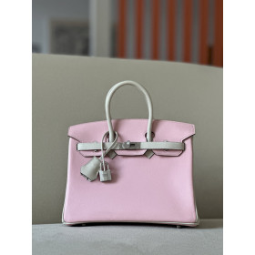 Hermes Birkin HSS 25 Swift Pink 5P And Nata I2 Palladium Hardware