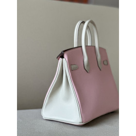 Hermes Birkin HSS 25 Swift Pink 5P And Nata I2 Palladium Hardware