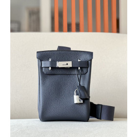 Hermes Kelly Mini Epsom Blue Pale (08) Palladium Hardware