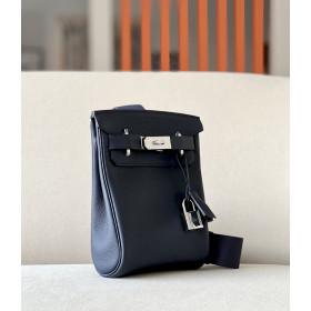 Hermes Kelly Mini Epsom Blue Pale (08) Palladium Hardware