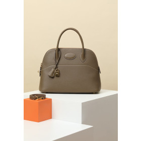 Hermes Birkin Cargo 35 Canvas and Swift Gold(37) Palladium Hardware Dark Grey