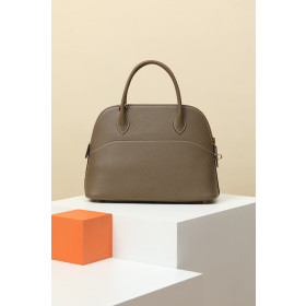 Hermes Birkin Cargo 35 Canvas and Swift Gold(37) Palladium Hardware Dark Grey
