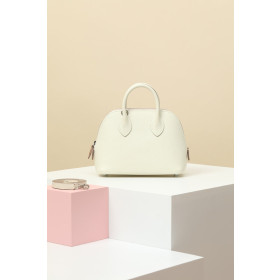 Hermes Bolide Mini Evercolor Gold (37) Palladium Hardware White