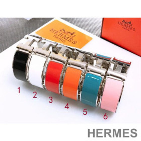 Hermes Clic Clac H Bracelets Multicolor