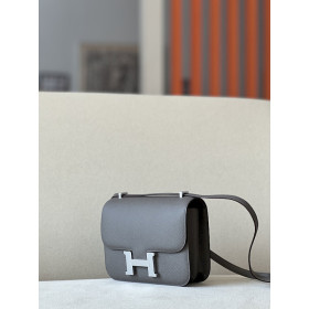 Hermes Constance 19 Epsom Nuit(2Z) Gold Hardware Dark Brown