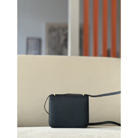 Hermes Constance 19 Epsom Craie (10) Gold Hardware Black