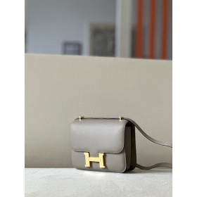 Hermes Constance 19 Epsom Dark Beige Pale(08) Gold Hardware