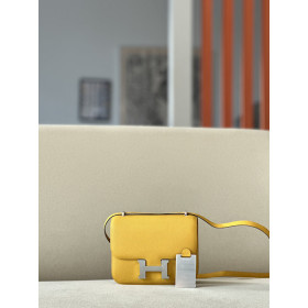 Hermes Constance 19 Epsom Etain(8F) Palladium Hardware Yellow