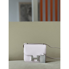 Hermes Constance 19 Epsom Gris Asphalte(M8) Gold Hardware Light Pink