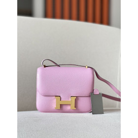 Hermes Constance 19 Epsom Etain(8F) Gold Hardware Light Pink
