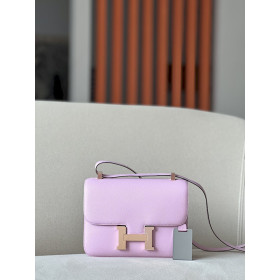 Hermes Constance 19 Epsom Etoupe(18) Gold Hardware Light Pink