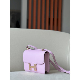 Hermes Constance 19 Epsom Etoupe(18) Gold Hardware Light Pink