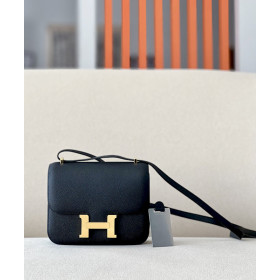 Hermes Constance 19 Epsom Gold(37) Gold Hardware Black
