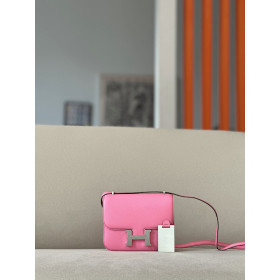 Hermes Constance 19 Epsom Mauve Pale(09) Gold Hardware Pink