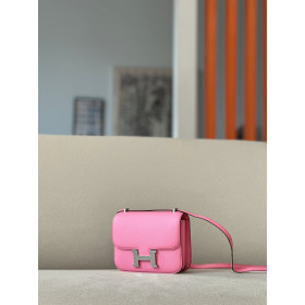 Hermes Constance 19 Epsom Mauve Pale(09) Gold Hardware Pink