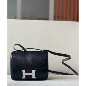 Hermes Bolide Mini HSS Evercolor Mushroom (0T), Mauve Pale(09) And Gold(37) Palladium Hardware Black