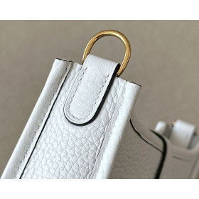 Hermes Constance 19 Swift Nior (89) Palladium Hardware White