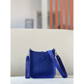 Hermes Constance 19 Swift Nior (89) Palladium Hardware Blue