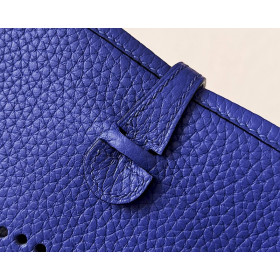 Hermes Constance 19 Epsom Mauve Sylvestre(X9)Palladium Hardware Blue