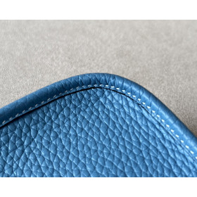 Hermes Constance 19 Epsom New Blue Jean(D2) Gold Hardware