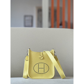Hermes Evelyne TPM Clemence Yellow France 71 Gold Hardware