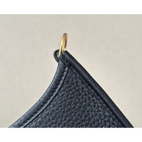 Hermes Evelyne TPM Clemence Craie 10 Palladium Hardware Black