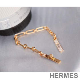 Hermes Ever Chaine D'Ancre Bracelet Gold
