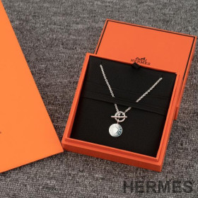 Hermes Gambade Necklace Silver