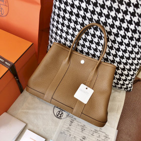Hermes Negonda Garden Party 30 TPM Brown Bag