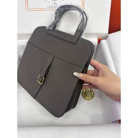 Hermes Jige Elan 29 Clutch Swift Rouge Garance (54) Dark Brown