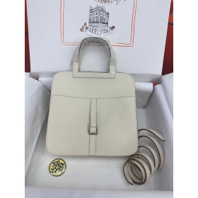 Hermes Jypsiere Mini Evercolor Blue Lin(J7) Gold Hardware