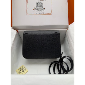Hermes Herbag Zip 31 Etoupe (18) Palladium Hardware Black