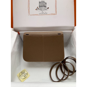 Hermes Herbag Zip 31 (93) Palladium Hardware Brown