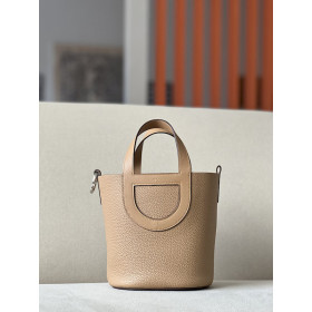 Hermes Kelly Cut 31 Epsom Rose Extreme (I6) Palladium Hardware Dark Beige