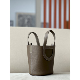 Hermes Birkin Himalayan Crocodile 25 Diamond Palladium Hardware Dark Brown