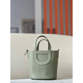 Hermes Hermes In-The-Loop 18 Swift Beton (8L) Gold Hardware Olive Green