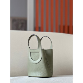Hermes Hermes In-The-Loop 18 Swift Beton (8L) Gold Hardware Olive Green