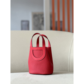 Hermes Hermes In-The-Loop 18 Swift Chai (0M) Gold Hardware Red